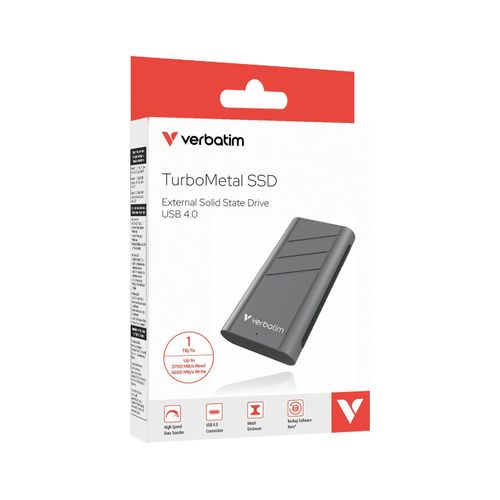 Verbatim TurboMetal USB 4.0 Externe SSD - 1 TB