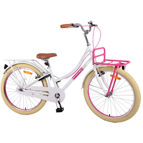 Volare Exzellente Kinderfahrrad - Mädchen - 24 Zoll - Schwarz - 3 Zahnräder