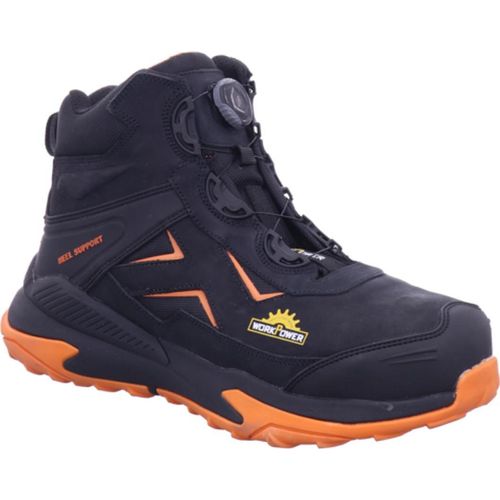 WorkPower Rual-Tex Sicherheitsstiefel Apollo S3 9435 Gr. 47 schwarz/orange