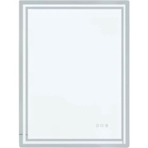 Badspiegel London – Mit Heizung und LED-Beleuchtung – Beschlagfrei – 90×70cm