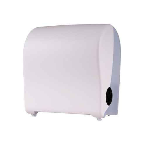 Papierhandtuchspender, Handtuchspender, Papierhandtuchhalter, Handtuchrollenspender - PQSAutK, Mini, Kunststoff, weiß