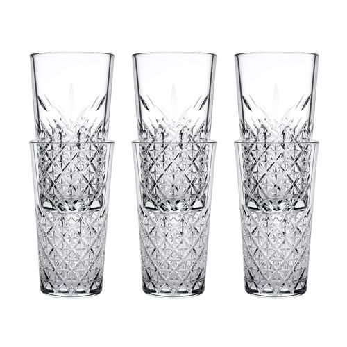 Longdrinkgläser, Trinkgläser 6er-Set - Timeless stackable, 470 ml