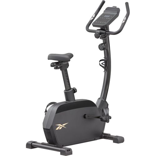 Heimtrainer REEBOK "FR20 Heimtrainer", schwarz, Heimtrainer, mit Unterlegmatte, Heimtrainer, 120 kg max. Benutzergewicht, Fahrrad, 8 Widerstandsstufen, B:55cm H:145cm L:110cm