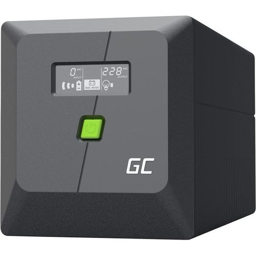 Green Cell , Line-Interaktiv, 1 kVA, 600 W, Pseudo sine, 220 V, 240 V