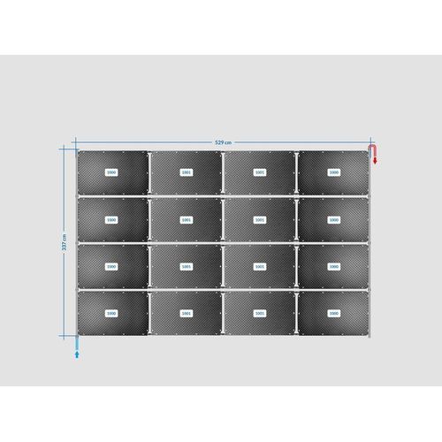 OKU Solarabsorber Pool-Solarheizung SET 32 - 16 Absorber