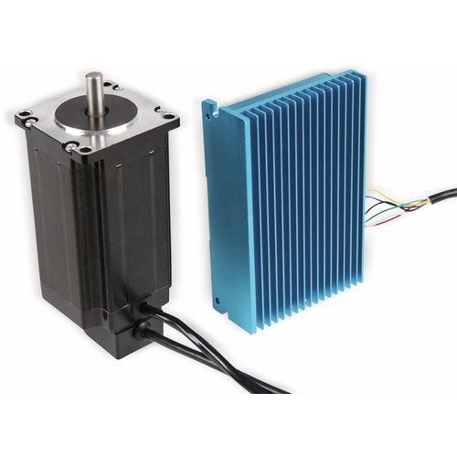 JOY-IT Schrittmotor mit feldorientiertem Regulator NEMA23-04CL, 1,8°, 2 Phasen, 3,15 V, 3 Nm