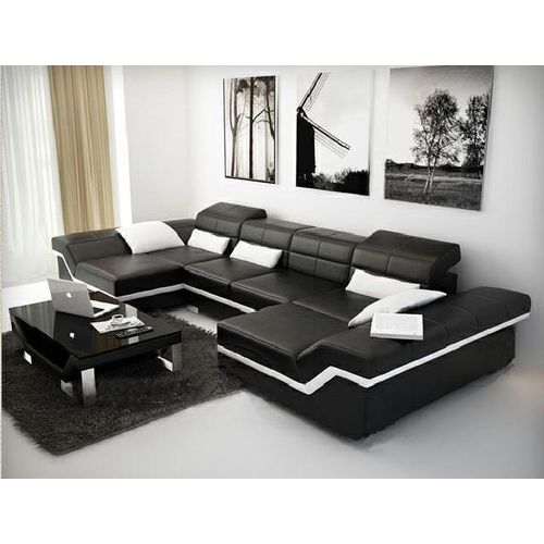 Ledersofa Xxl Sofa Ecksofa Wohnlandschaft Big Couch Ledergarnitur Polster Neu