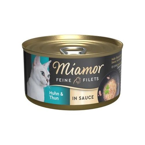 Miamor Feine Filets in Sauce 24 x 85g Thunfisch und Huhn