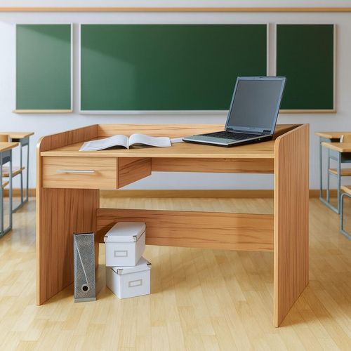 Kinderschreibtisch höhenverstellbar Schreibtisch Kernb Bürotisch #2009