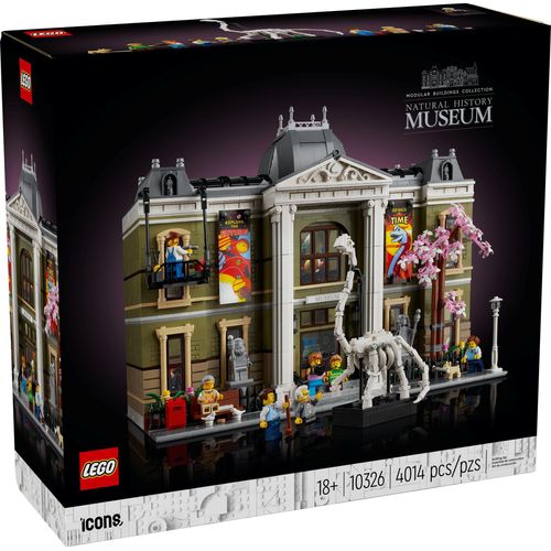 LEGO® Icons Naturhistorisches Museum Architektur-Highlight für Sammler & Aussteller - 10326 Teile 4014