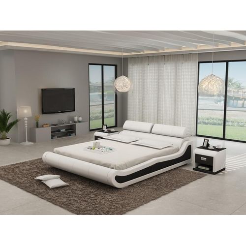 Wasserbett Hotel Doppelbett Betten Mit USB Komplett Lederbett Polsterbett Wasser