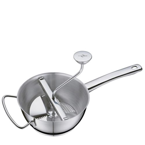 Küchenprofi Passiergerät Trio, Edelstahl, Metall, 10x11.5x28 cm, rostfrei, Rührwerk abnehmbar, Einsatz auswechselbar, Kochen, Küchenhelfer, Sonstige Küchenhelfer