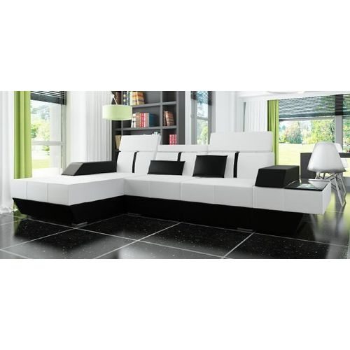 Ledersofa mit USB Sofa Ecksofa Eckcouch Ledercouch Polster Ecke Massanfertigung
