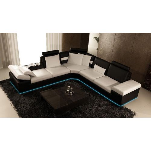 Wohnzimmer Sofa Ledersofa Polster Sitzgarnitur Moderne Multifunktions Couch USB