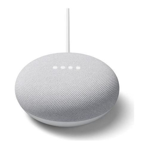 Google Nest Mini, Google Assistant, Weiß, Stoff, Kunststoff, 4 cm, Berührung, Kabellos
