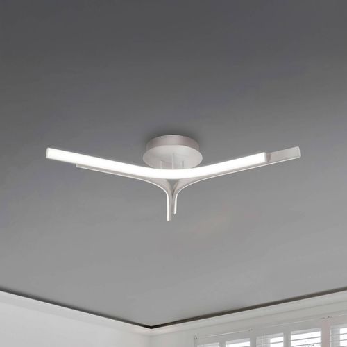 LED-Deckenlampe Alta, silberfarben, Ø 70 cm, Metall