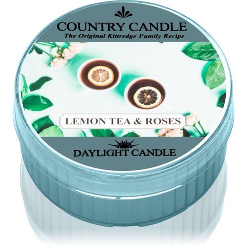 Country Candle Lemon Tea & Roses tealight candle 42 g