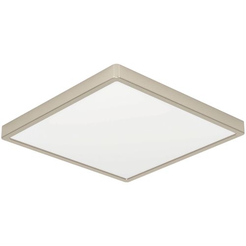 EGLO Aufbauleuchte "Fueva 6 Aufbaulampe, Metall und Kunststoff, silber, weiß, Deckenlampe", silberfarben, 1, H: 2,5cm, 1 Stk., Leuchten, Aufbauleuchte - L39 x B39 x H2,5 cm - nickel-matt - 17,5W inkl.