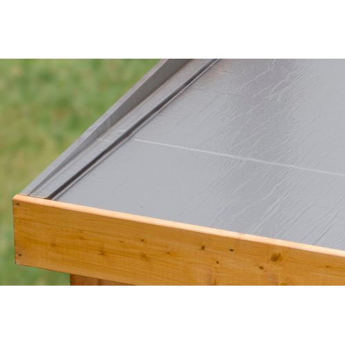 Dachbahn KARIBU, grau, Dachpappen, selbstklebend, 1 m breit, 5 qm