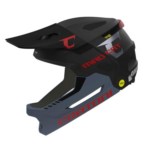 CRATONI MTB-Kinder-/Jugendhelm "Madcat Mips", grau