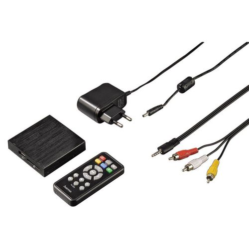 Hama PMP-10 TV Media-Player BOX HDMI AV USB HD/HDD MS/SD/MMC Multimedia-Player