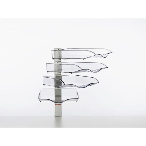 novus Briefablage-Schwenkflügler 26,4 x 39,4 x 50,0 cm lichtgrau