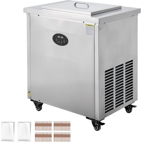 Kommerzielle Eismaschine - 40-teiliges Einzelform-Set - Edelstahl-Eismaschine für Eislutscher - Eismaschine für Bars, Cafés und Milchteeläden