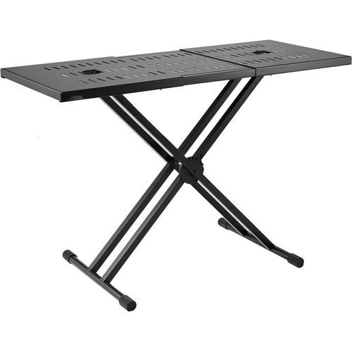 Höhenverstellbarer DJ Pult Ständer - Tisch Keyboardständer - 820-1095mm x 465mm - stabiler Musikständer für DJs und Musiker