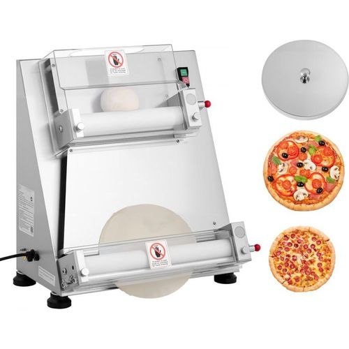Halbautomatische Elektrische Pizzateigpresse - Teigrolle 355,6mm - Brot-Presse - Pizzateig-Herstellung leicht gemacht