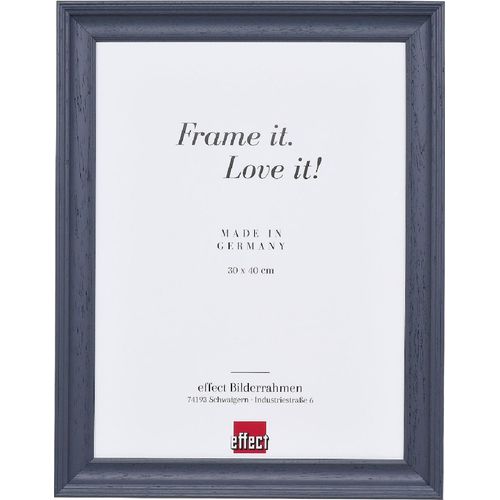 Wandspiegel aus grauem Holz, 45 x 80 cm – klassisches Profil mit Tiefeneffekt