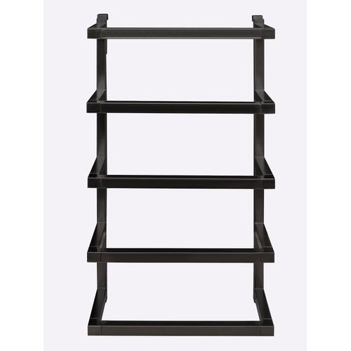 Badregal HEINE HOME, schwarz, B:31cm H:55cm T:15cm, Metall, Regale, Badregal