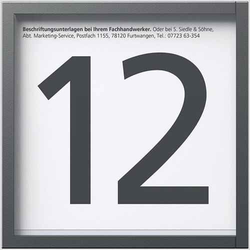 Siedle&Söhne Informationsfeld IM 700-0 DG 210012697-00