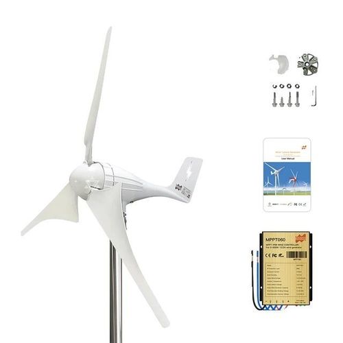 Windturbinegenerator, niedrige Geschwindigkeit, LED-Anzeigelicht, 24V, 3 oder 5 Windturbine