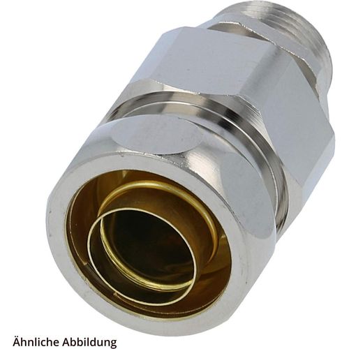 USZ-M Metallverschraubung gerade Gewinde M50x1,5 für Schlauch-Außendurchmesser 45,0mm für Schlauch-Innendurchmesser