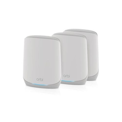 Netgear Orbi Tri-Band WiFi 6 Mesh-System, 5,4GBit/s, Router + 2 Satelliten