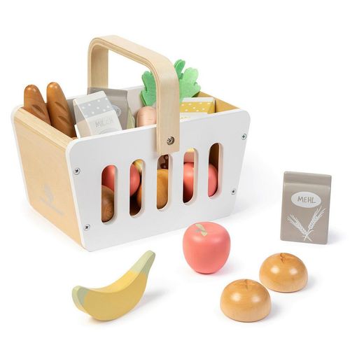 Musterkind Kaufladenzubehör Carum, Holz, Textil, 23-teilig, 16.9x21.3x23.7 cm, EN 71, CE, Spielzeug, Kinderspielzeug, Kaufladen & Zubehör