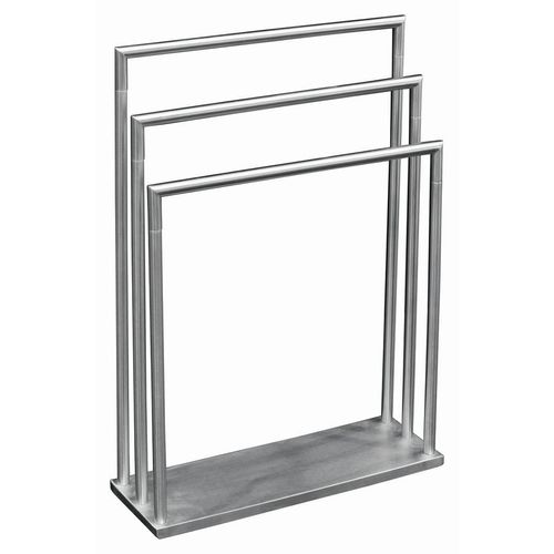 Handtuchständer, Edelstahl, Metall, eckig, 58x83x20 cm, Made in Germany, Badaccessoires, Duschzubehör, Handtuchhalter