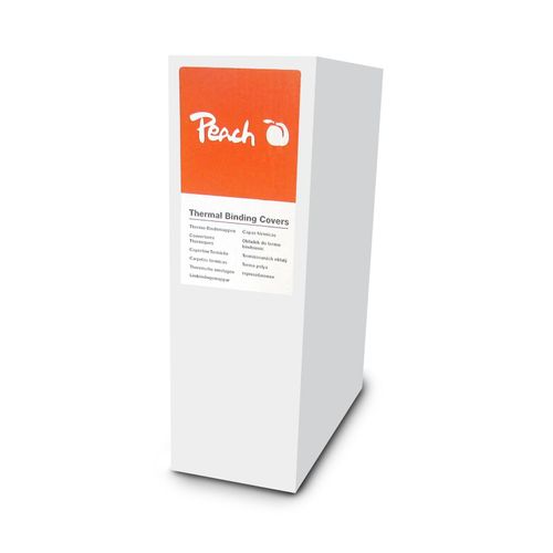 Peach Thermobindemappe weiss für je 100 Blätter A4, 80 Stk