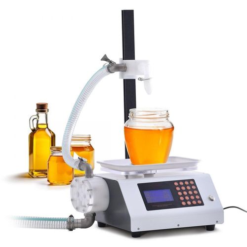 Abfüllmaschine - 2 L/min Flüssigkeitsabfüllmaschine - 50-5000 g Flaschenabfüllmaschine - 315 x 260 x 175 mm Pastenfüllmaschine - 120-W-Pumpe Automatische Füllmaschine für Wein, Milch usw.
