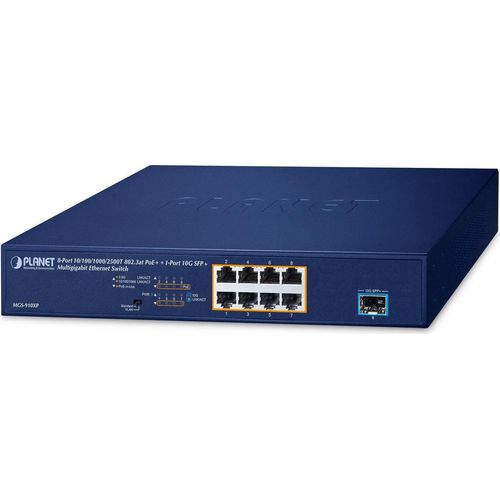 Planet Switch MGS-910XP PoE+ mit 1 Uplink-Port - Switch - 1 Gbps