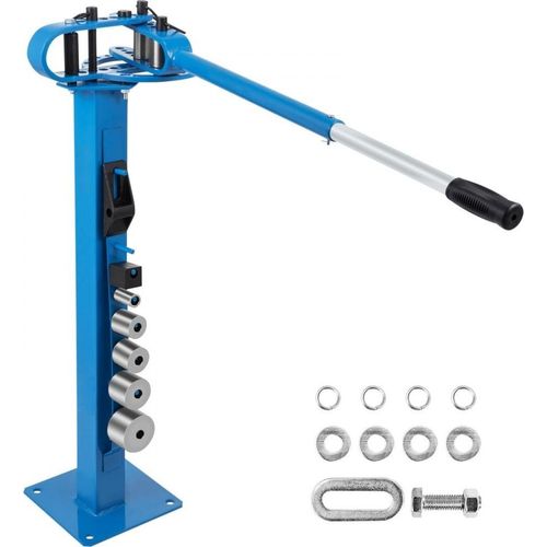 Rohrbiegemaschine SM® - Teleskopgriff, 111,76 cm - 5/16 x 1-1/4 Zoll und 1/4 x 1-15/16 Zoll Flussstahlkapazität - Rohrbieger Set mit 7 Formen und 3 Ring