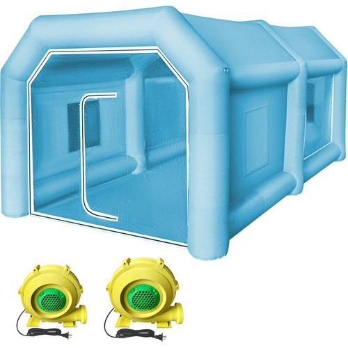 Aufblasbares Lackierzelt - Individuelle Lackierkabine 4x2,5x2,2 m - Sprühfarbe für professionelle Lackierungen