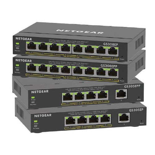 NETGEAR 8-Port Gigabit Ethernet PoE+ Power over Ethernet