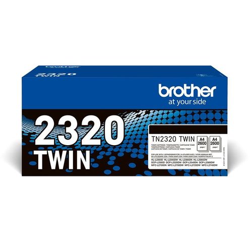 Brother Original TN2320 TWIN - Toner - schwarz (TN2320TWIN)
