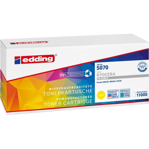 edding Toner EDD-5070 gelb kompatibel zu KYOCERA TK-5280Y