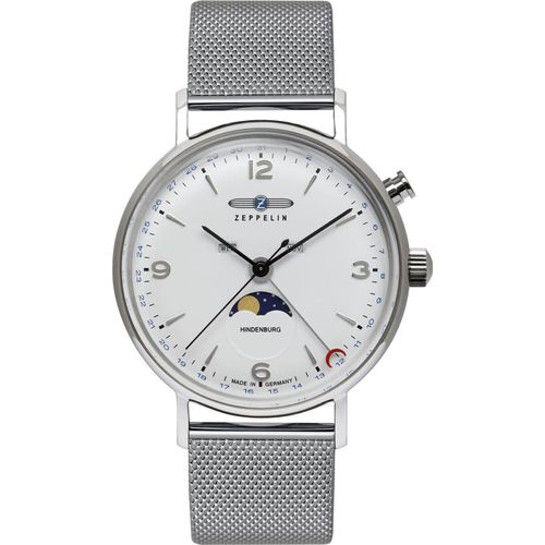 Zeppelin Herrenuhr LZ129 Hindenburg Mondphase