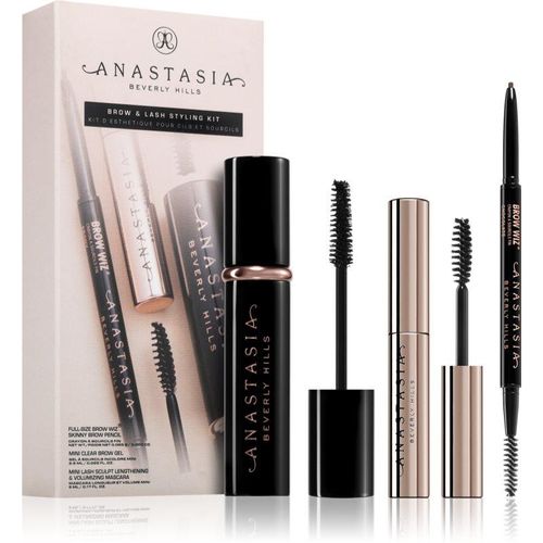 Anastasia Beverly Hills Brow & Lash Styling Kit gift set for eyes and eyebrows shade Soft Brown