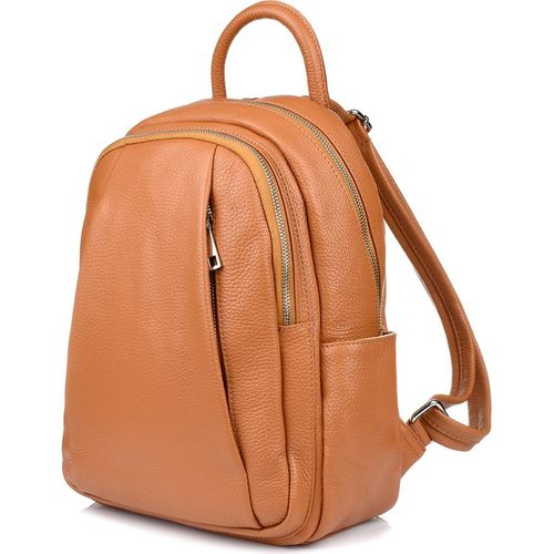 Lederrucksack A4 Damen geräumig solide italienische Premium große solide Leder