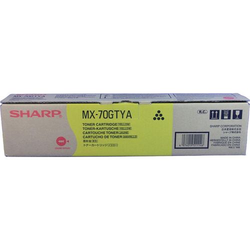Sharp Toner MX-70GTYA Gelb für Sharp MX-5500