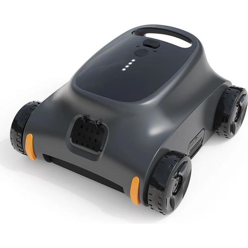 SAT 10 - Poolroboter - Akku 7800 mAh - 30 W Motor - IP68 - Reinigungszeit 180 Min - Tiefe 0,5–3 m - Für Pools bis 150 m² - Beige